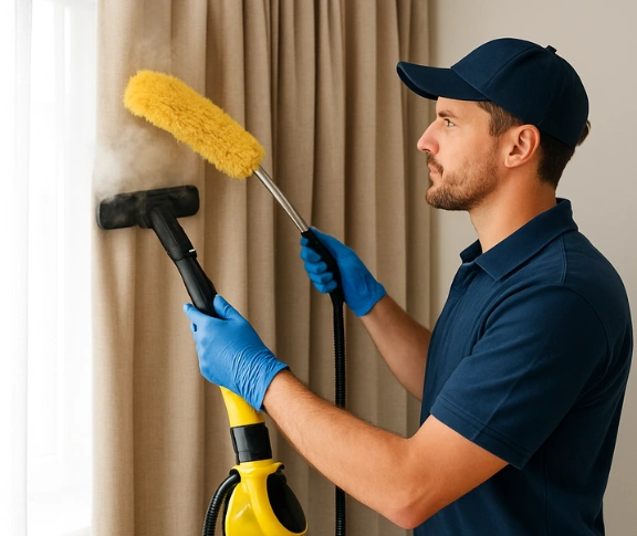 Trusted drapes cleaning technician Matty Curtain Cleaning the-rocks-nsw QLD