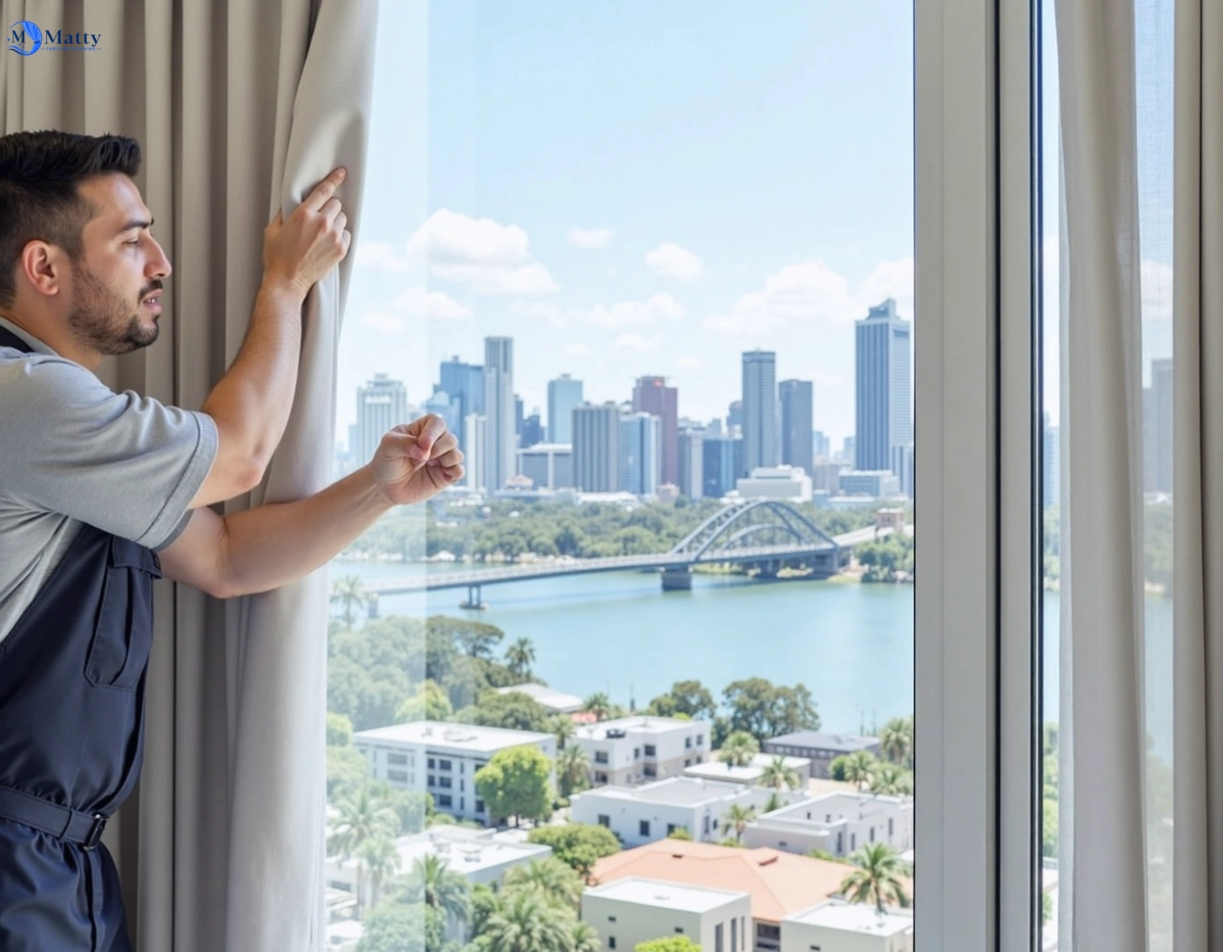 Professional curtain steam cleaning service the-rocks-nsw QLD by Matty Curtain Cleaning